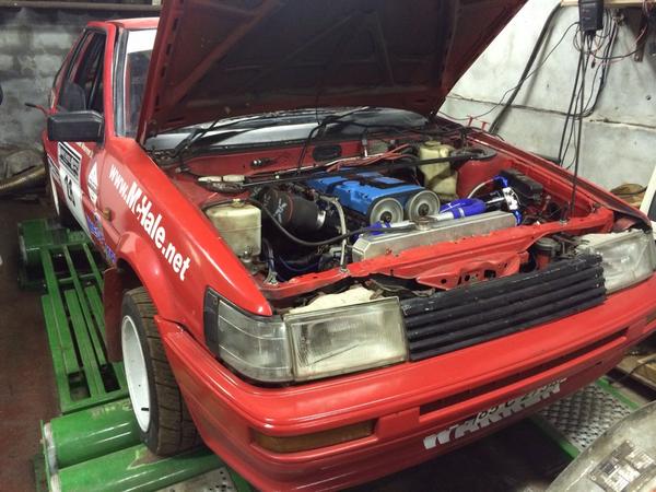Last minute preparations for #donegalharvest #rally #dyno