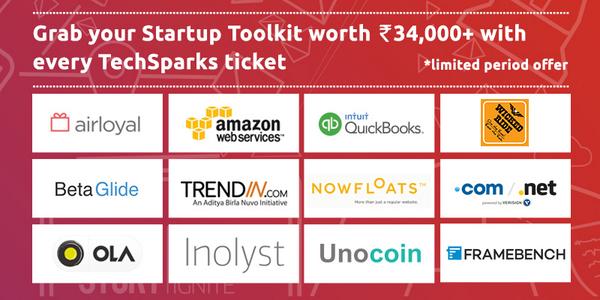 YourStoryCo's tweet image. Block your seats now for the the #tsparks Finale and get a #startuptoolkit worth INR 34,000+ : your.st/1v9X0Cy