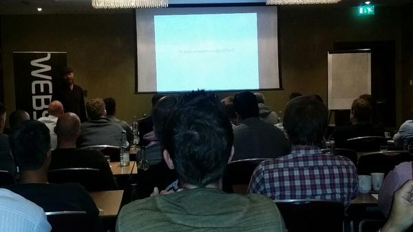 pemilsson's tweet image. Listening to the mighty @tastapod talking about complexity #webstep #fb