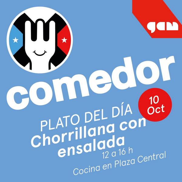 Atentos comensales! hoy tenemos chorillana con ensalada. Los esperamos en <a href="/comedorengam/">Comedor</a>