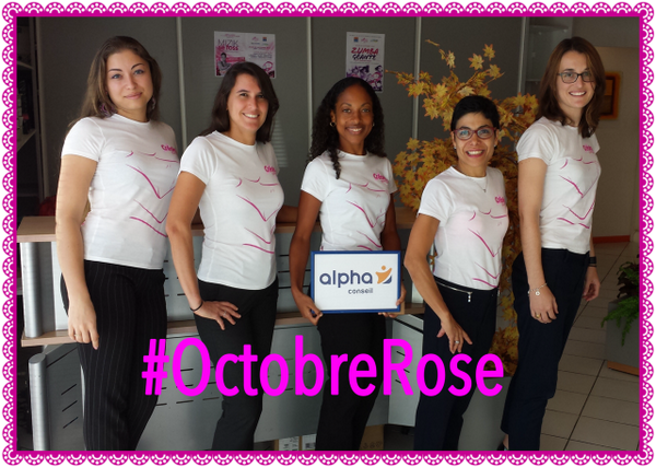 ALPHACONSEIL's tweet photo. Bjr ! Les filles d'@ALPHACONSEIL Martinique s'engagent pour #OctobreRose ... Et vous ? :) #Determinees @CREOLAMAG http://t.co/rfQnUXztwv