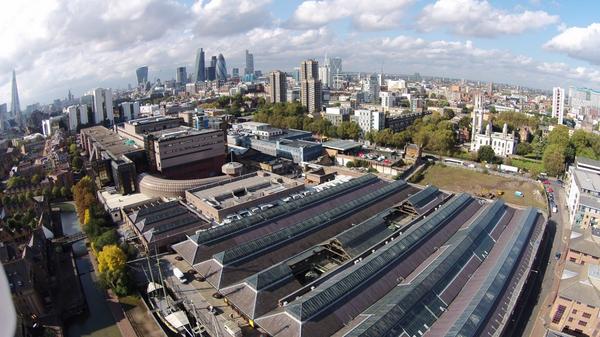MudManCampbell's tweet image. #RuneFest #tobaccodock few drone test flights. Got this pretty nice photi