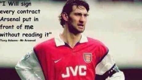 Happy birthday to the best captain at our club and a man who wore his shirt with pride/honour Tony Adams 