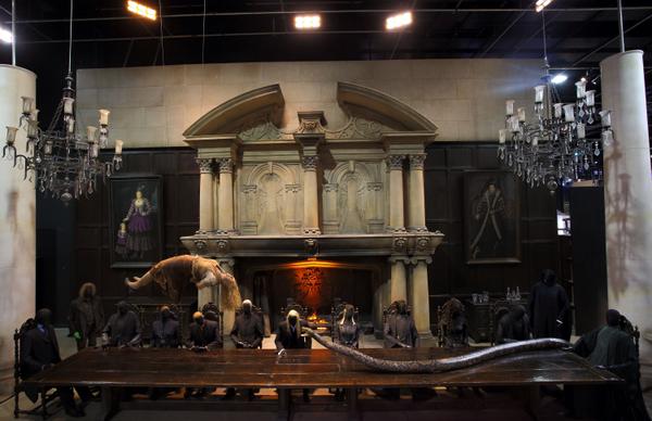 Warner Bros Studio Tour London Here S The Malfoy Manor Drawing Room Set Complete With A Life Like Model Of Voldemort S Snake Nagini Darkarts Http T Co Ursdbjsvag