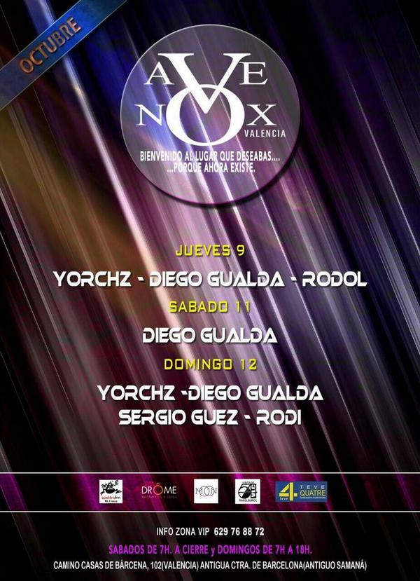 miriamborja1978's tweet photo. Este fin de semana ya sabes Ave Nox Valencia!!!desde las 7:00 d la mañana.lista Vip 646365542 http://t.co/qBt1WJYMea