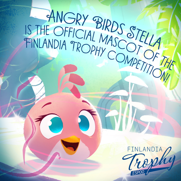 Rovio Angry Birds Stella Is The Official Mascot Of The Finlandiatrophy Competition Skatingfinland Http T Co Jrqcsh2ebo