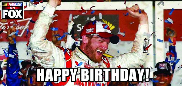 RT to wish <a href="/DaleJr/">Dale Earnhardt Jr.</a> a very happy birthday! PHOTOS » foxs.pt/ZfYNrB #Happy40thDaleJr #NASCAR