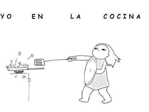 YO EN LA COCINA: 😂😂😂