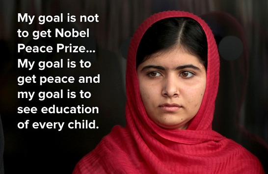 Malala Yousafzai Has Just Been Awarded A Nobel Peace Prize on.digg.com/1C0aaRq
