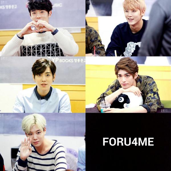 FCUZfighting's tweet photo. RT @foru4me: 【FORU4ME】141004 포커즈 팬싸인회 종로점 #FCUZ #BargainingForLove #차가와 #진온 #대건 #래현 #칸 #예준 http://t.co/fFr7wKuOnz http://t.co/DrkjAFQod3