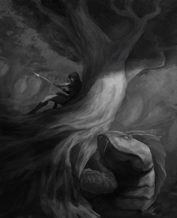 Alguém ai afim de sair para caçar?!?! Exercício do nosso ilustra Ângelo Bortolini para o curso da <a href="/NPIX_/">N-PIX</a>