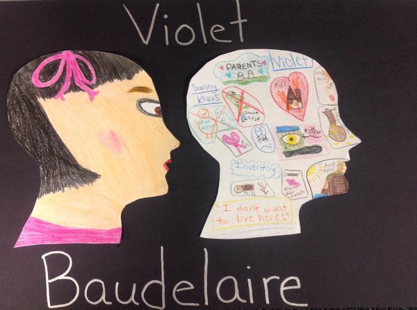 Hampton4thgrade's tweet image. @timeforkids open mind portrait of Violet Baudelaire #readinglesson #LemonySnicketLive #HPEpatriots
