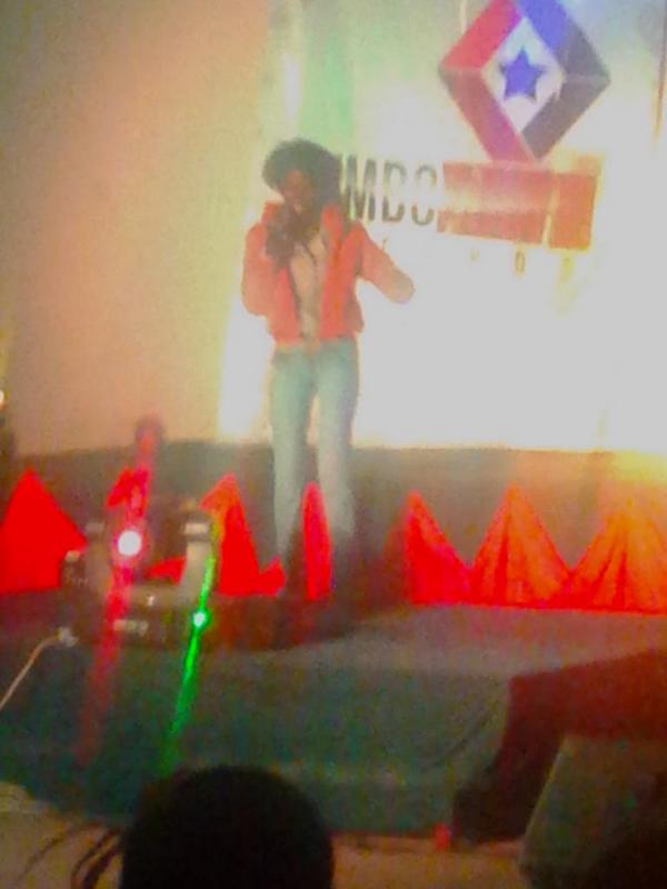 talistephen's tweet photo. #HaddahAchieng on stage representing @LaikipiaU #CampusVibe #SDCampusTour @akinyi_jay @kipyegOnline http://t.co/rO7IirzIOj