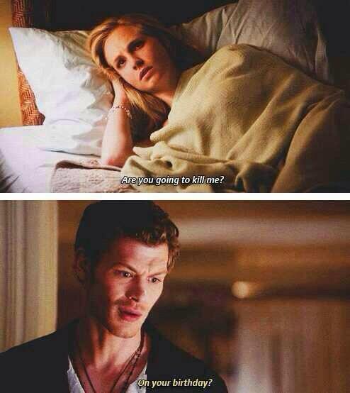 Its on her birthday that we got the first real Klaroline scene 

Happy Birthday Caroline Forbes 