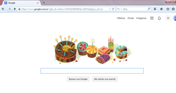 MelisaDocchio's tweet photo. Google me desea un feliz cumplee http://t.co/pUeLz5OlLt