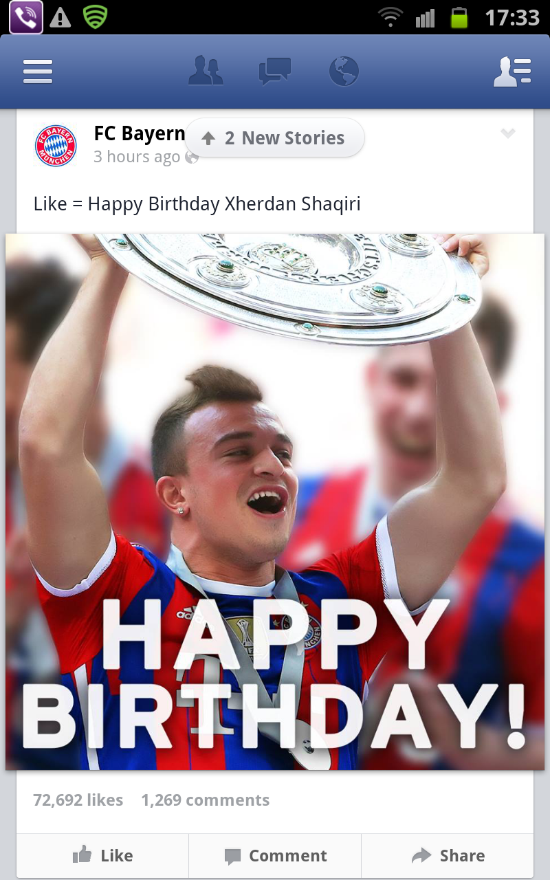 Happy birthday Xherdan Shaqiri    