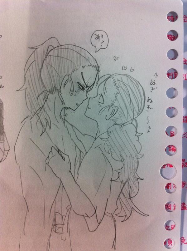 またまた、凄白らくがき。
白目ちゃんは、なんていうかすきすき!て感情が前面にでてる感がたまらんですな。忍たまクラスタさんつながりたい。。 