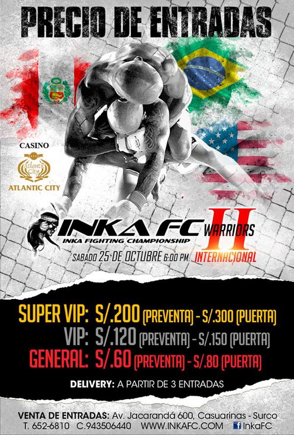 INKAFC's tweet photo. Tenemos entradas con unos super precios, aprovechen!!  no se queden sin asistir este sábado 25 a este super evento!! http://t.co/g5Y1QoML6O