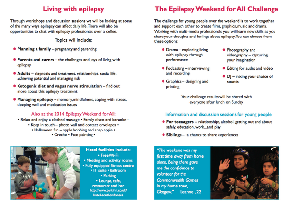 LondonAction's tweet photo. Only 3 wks to the Epilepsy Action hosted Epilepsy Weekend for All in Southend-on-Sea? See you there. #Epilepsy http://t.co/jo43wnaQQo