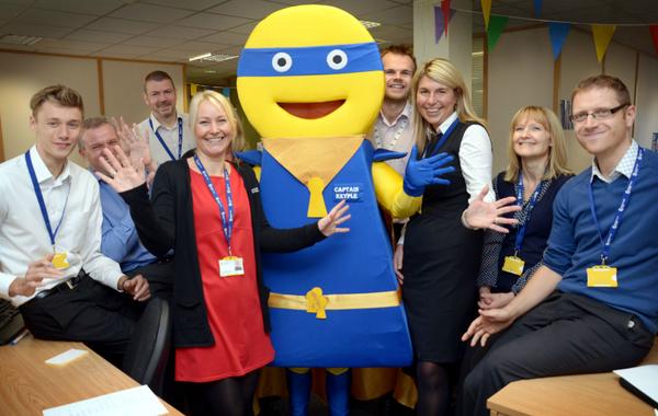KevinAllenVJ's tweet photo. Happy accountants? @CaptainKeyple must be doing a great job at @YCHscarboro #NCSW14 http://t.co/dHSHtYQYDj