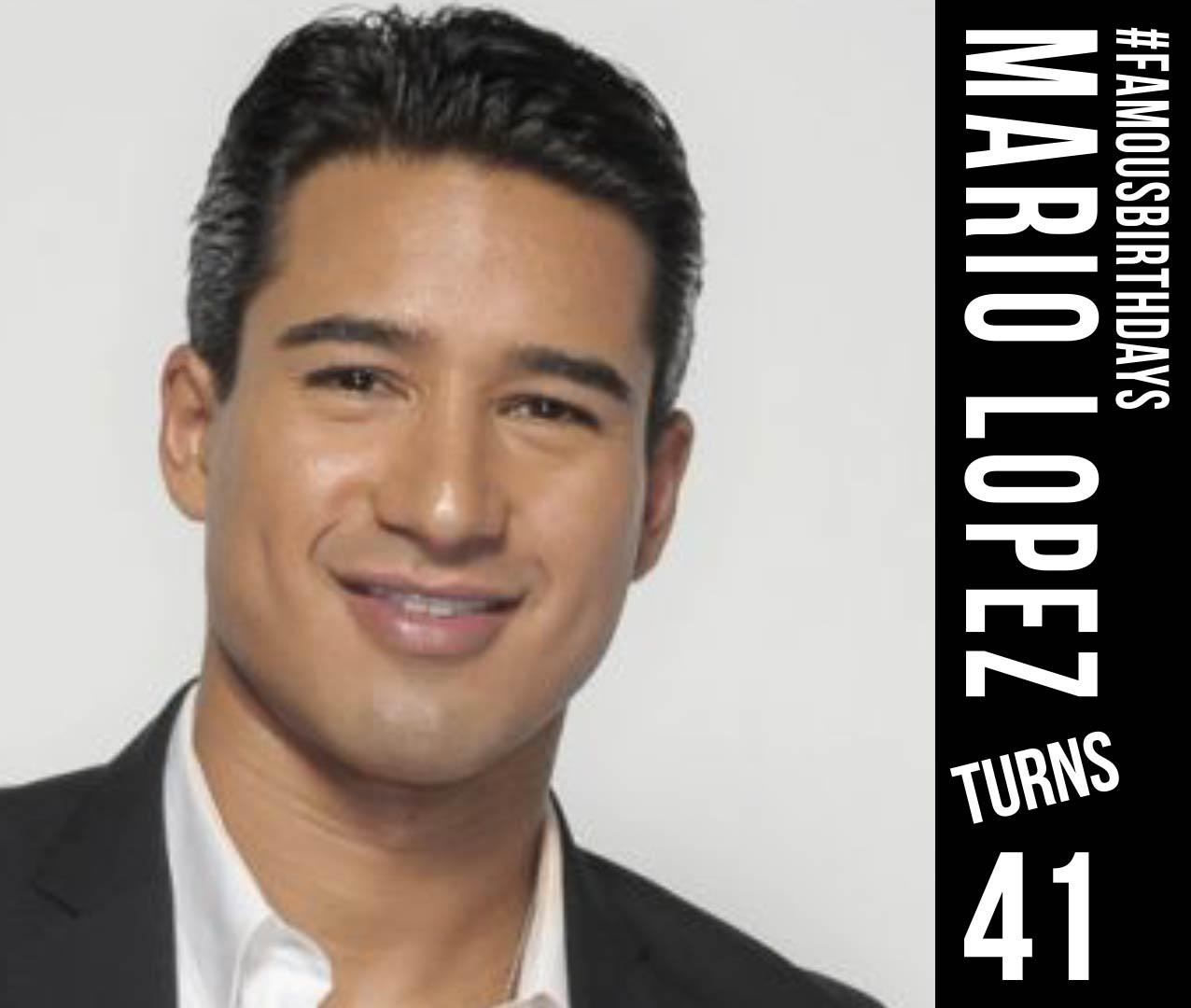 Mario Lopez hasnt aged since his days...to wish A.C. Slater a Happy Birthday! 
