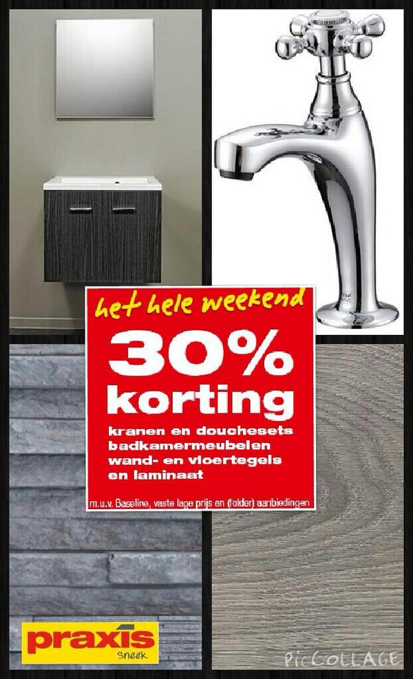 Het is weer scoren zaterdag &amp; zondag bij #Praxis! 30% korting op diverse assortimentgroepen (zie foto)! Fijn weekend!