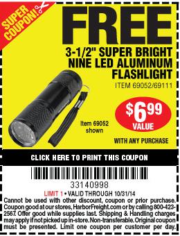 HarborFreight's tweet image. Perfect for the little monsters trick-or-treating!
#freeflashlight #halloween #trickortreat