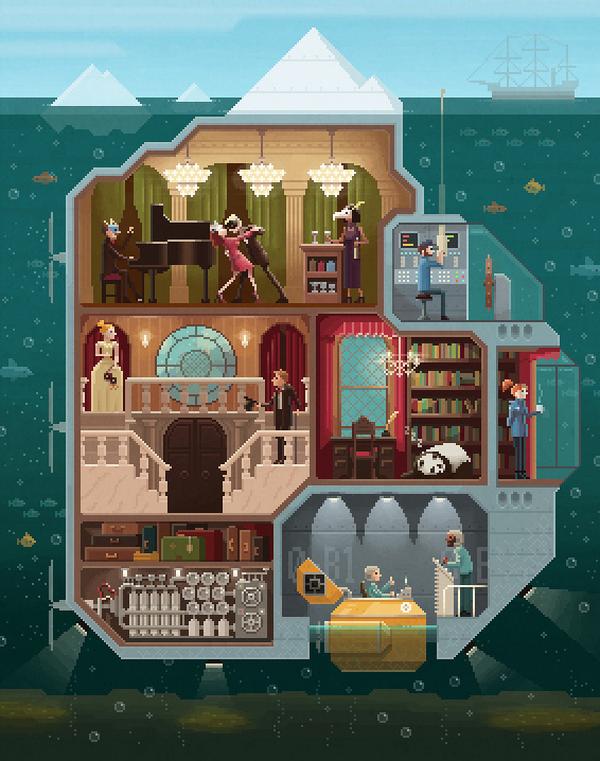 OctaviNavarro's tweet photo. Here's a little insight into my #pixel #art work process, published on  @tloungenews! http://t.co/nRLfFIh8l7 http://t.co/WDPTfHG0LR