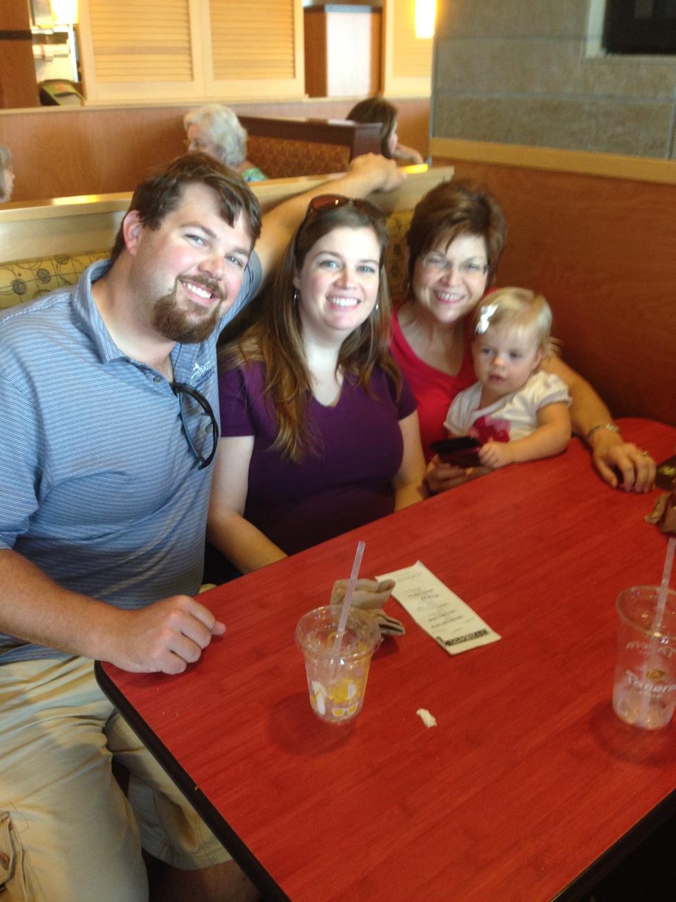 Happy Birthday lunch for Liz with the kids. God has been good to us! 