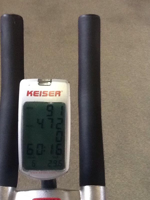 Great hour spin thanks to @TheSufferfest. Feeling the burn now! #sufferfest #spinningiswinning