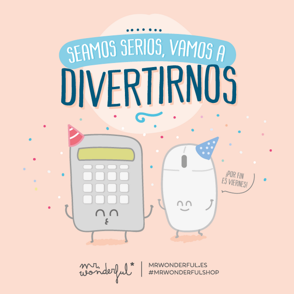 mrwonderful_'s tweet photo. Hora de apagar el ordenador y empezar a pensar en el fin de semana. ¡A disfrutar de este viernes! #mrwonderfulshop http://t.co/LavW07Wfd4