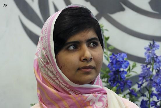 WSJ's tweet image. A look at Malala Yousafzai's path to the Nobel Peace Prize: on.wsj.com/1D0MkHy