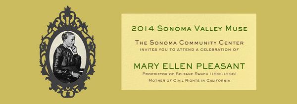 This year, SCC honors Mary Ellen Pleasant as 2014's Sonoma Valley Muse. 

bit.ly/1q8R59U

#sonoma #scc