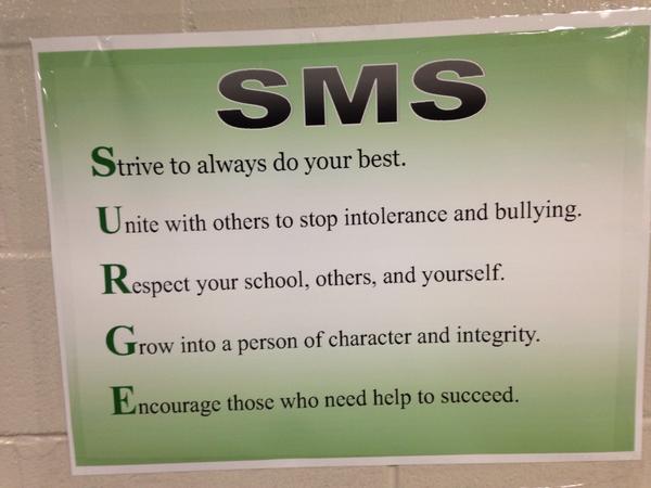 SMS vision poster