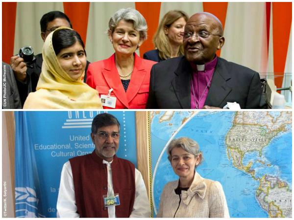 Los ganadores del Nobel de la Paz representan un llamamiento por la #educación y la #paz bit.ly/1EDWcZB