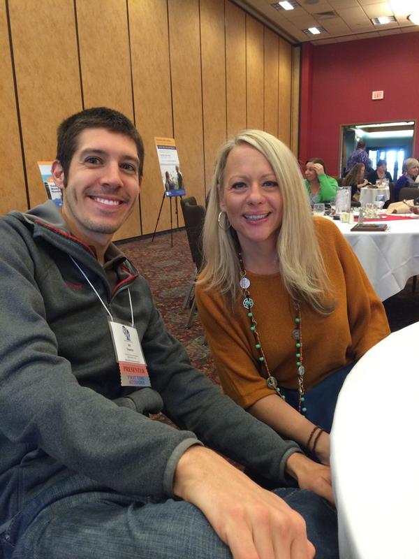 myWCPA's tweet photo. Check out the award winning staff From @UWMadison Dean of Students Office! Kathy & @wkchap3 #WCPA14 @LoriBerquam http://t.co/f5dsPec1hN