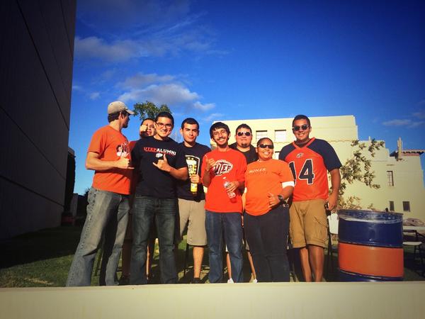 UTEPMST's tweet image. Student Tailgating starts tomorrow at 2PM in Miner Alley! Check out these pictures from last home game! #mineralley