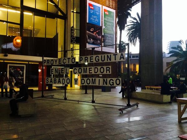 Ya se prepara el ambiente para mañana: #ProyectoPregunta en el último finde del <a href="/comedorengam/">Comedor</a>