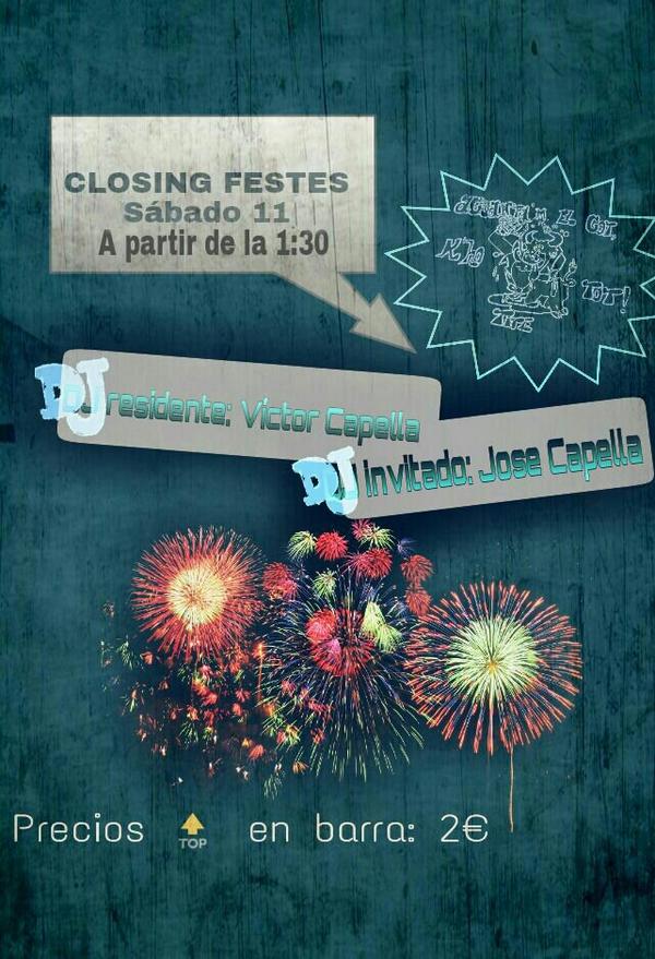 AEGKHTT's tweet photo. Mañana ala 1:30 Closing Festes, Os Esperamos a todos! http://t.co/cl6WpovUWf