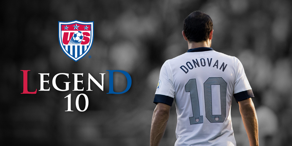 USMNT's tweet photo. The end of @LandonDonovan's #USMNT career. Only one word: #LegenD. #ThanksLD http://t.co/GJhzrR9m5b