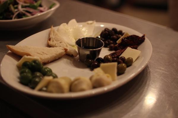 In the mood for an appetizer before your #Pizza tonight? Try our #AntipastiPlate, featuring olives, veggies & cheese!