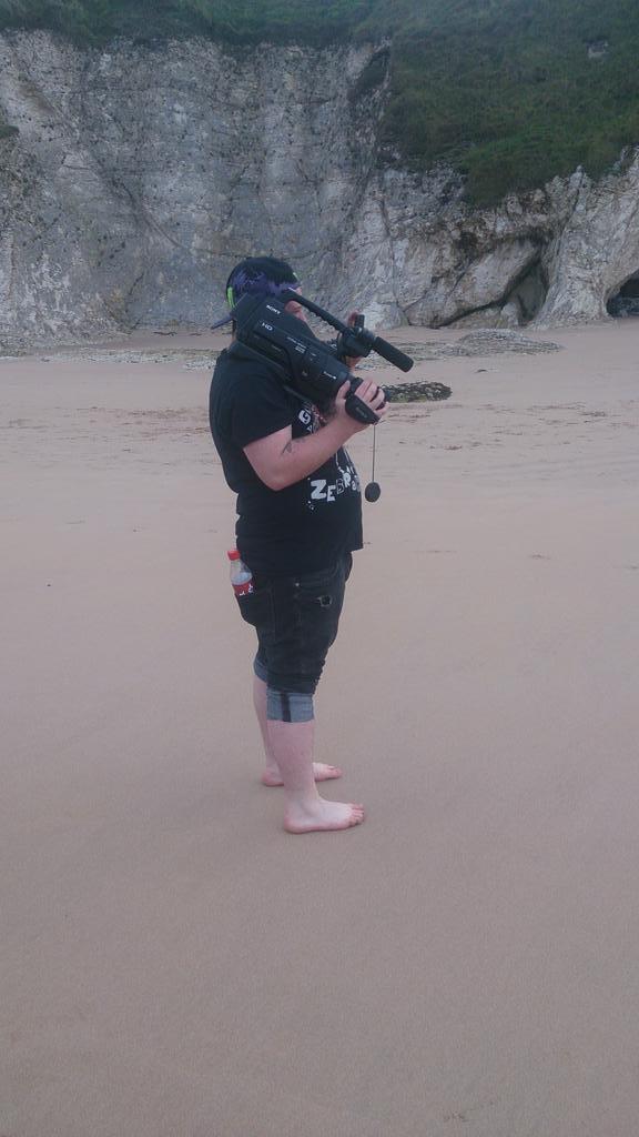 Camslinger_NI's tweet photo. Shooting up at the White Rocks today for a new music video. #MusicVideo #VideoProduction #CamslingerProductions http://t.co/0O7L9K2zwU