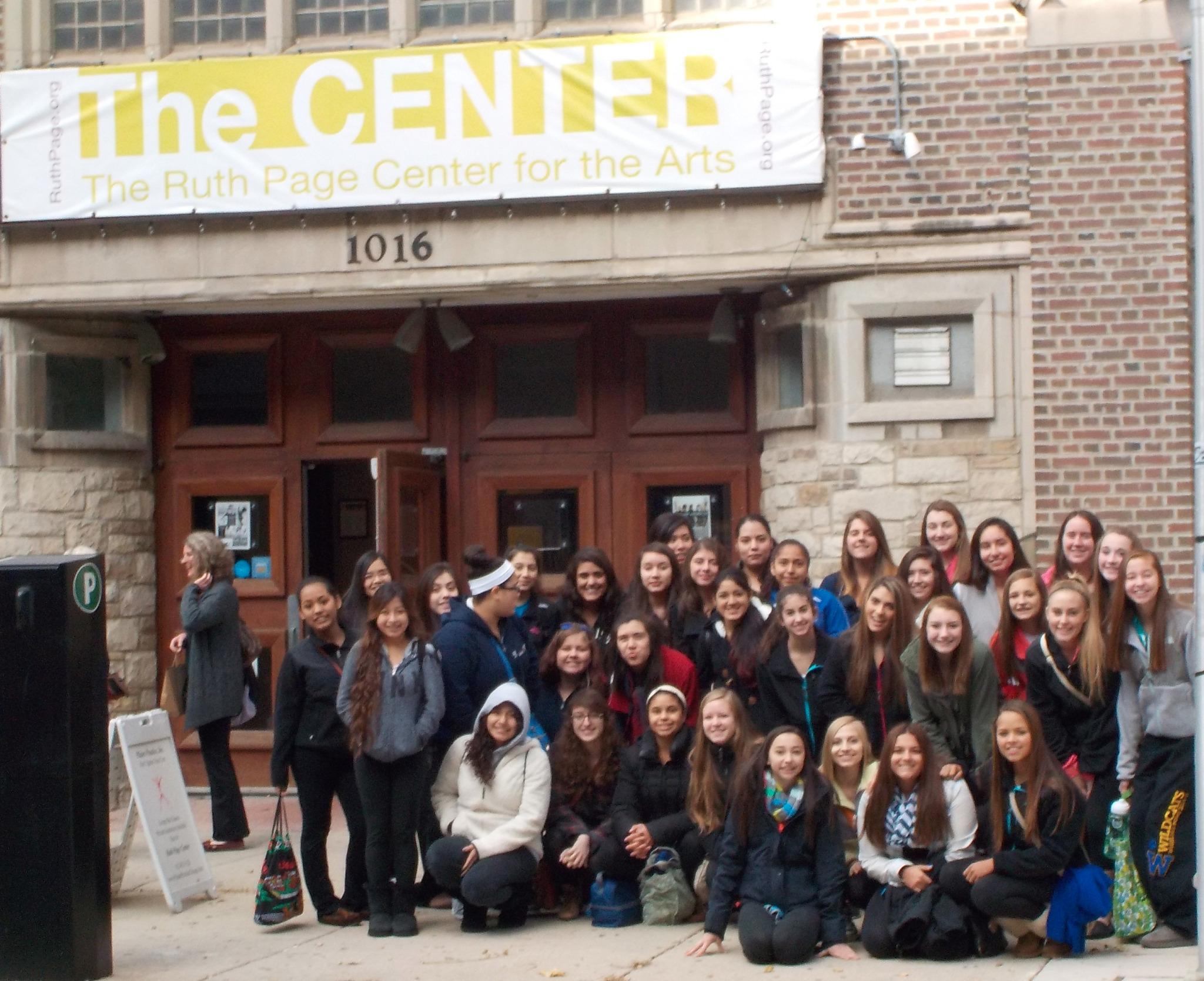 Wheeling HS Orchesis on Twitter "HarrisTheater and RuthPageCenter