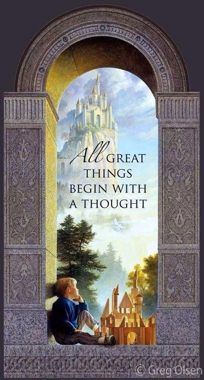 OregonianReader's tweet image. All great things begin with a thought. 🏰