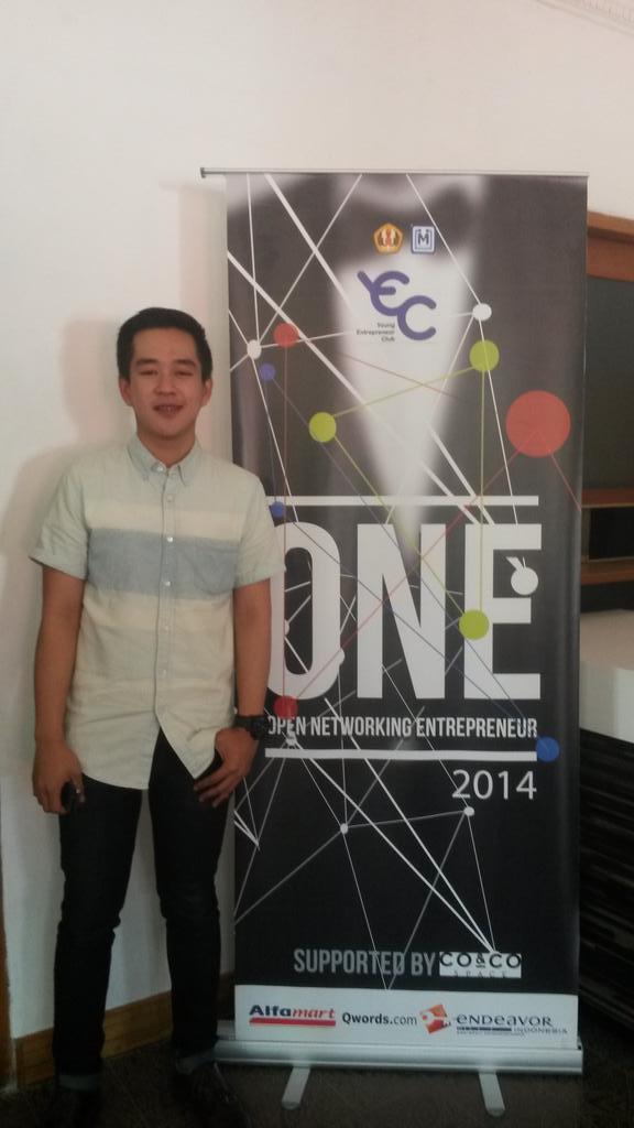 Yuda Wiyasa from Mensavera. Let's meet up entrepeneurs!