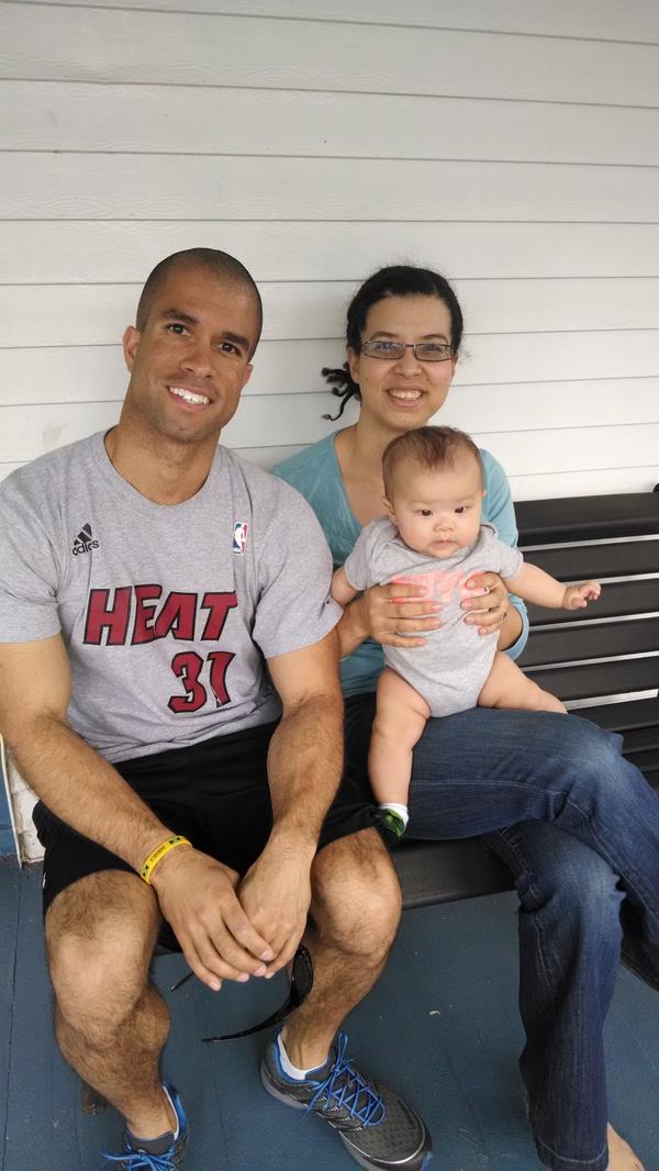 With my sister and niece.