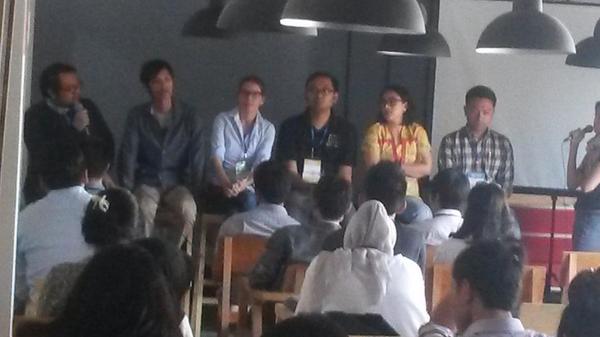 Sesi talkshow bersama para speaker ONE :-)