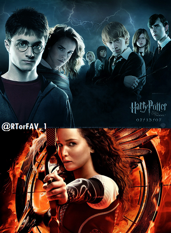 REQUESTED
RT for Harry Potter
FAV for The Hunger Games