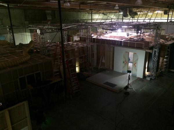 Production has officially begun on my new <a href="/Yahoo/">Yahoo</a> show <a href="/OtherSpace/">Other Space</a>. (The set looks much better on the inside.)