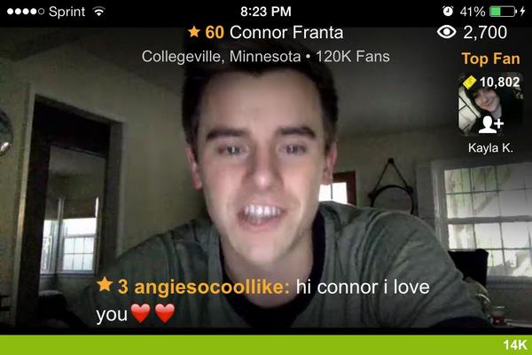JuliaLawley__'s tweet photo. Go too @ConnorFranta's younow! http://t.co/gnF4Jxi62W